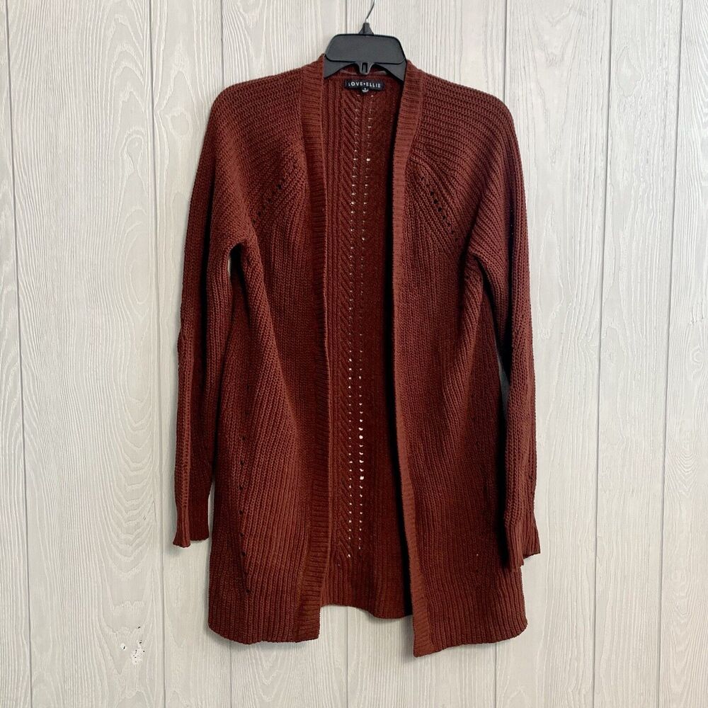 Love Ellie Rust Brown Orange Sweater Size Small NWOT
